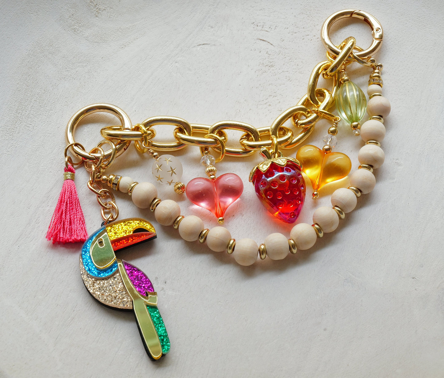 Tropi Toco Bag Charm Chain
