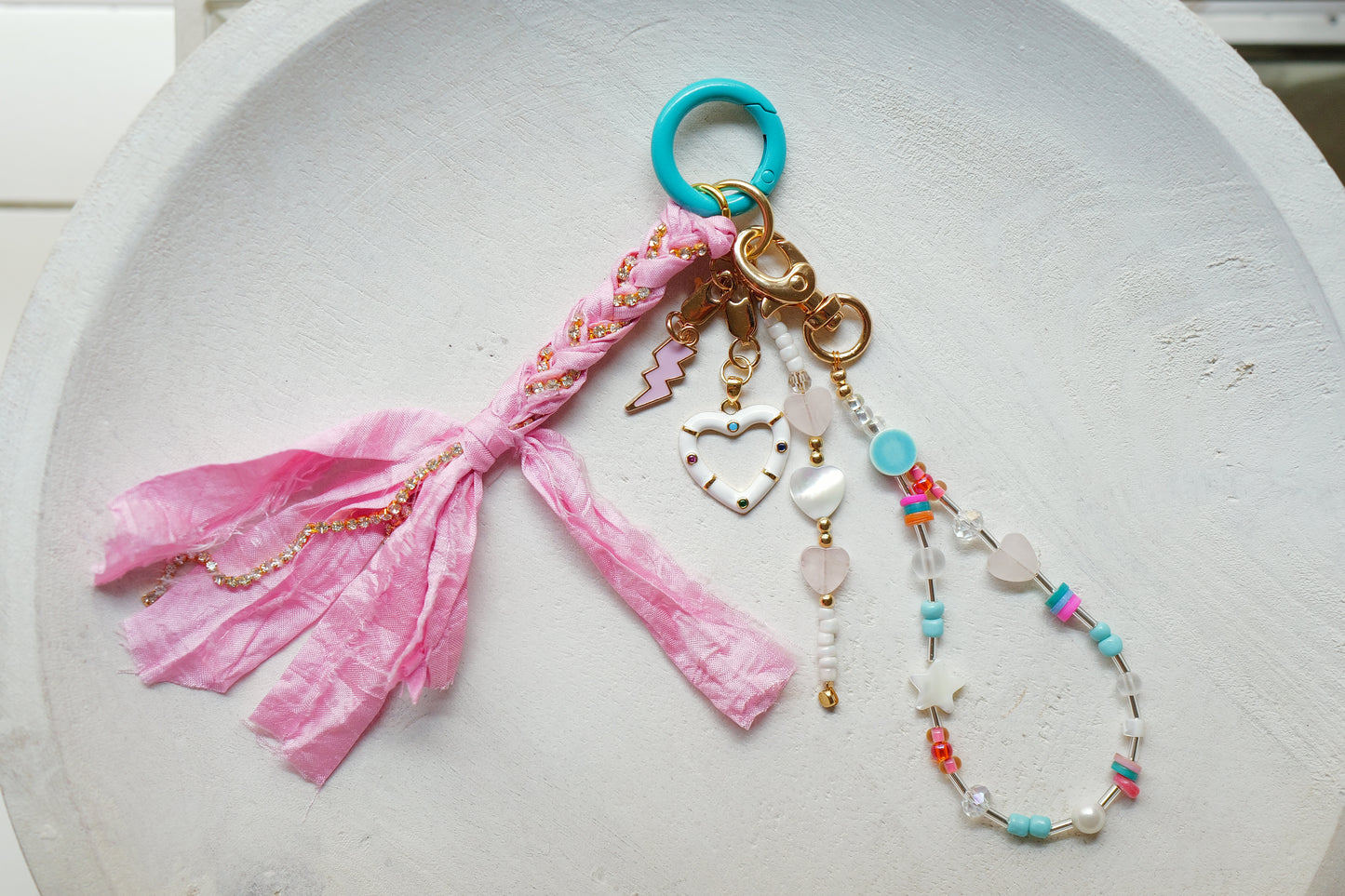 Flamingo Beach Bling Charm