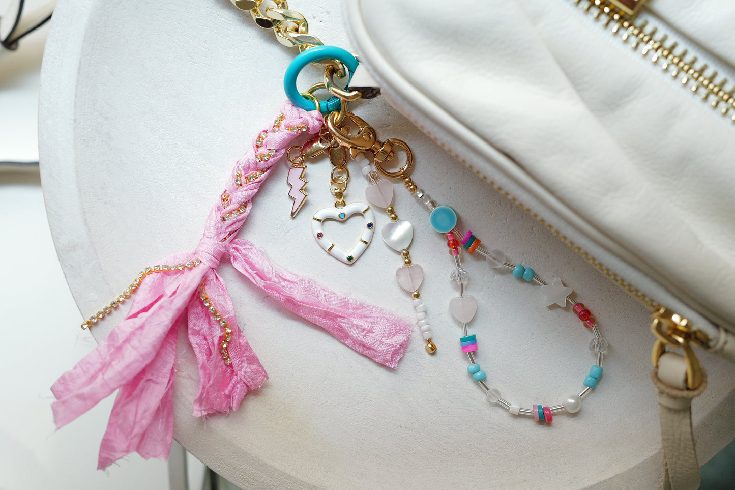 Flamingo Beach Bling Charm